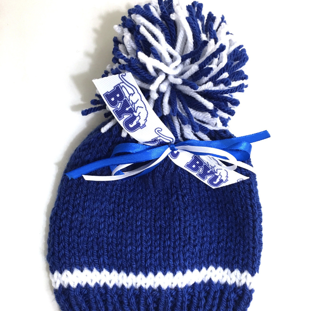 Brigham Young University COUGARS Handmade Baby Hat *NEW*